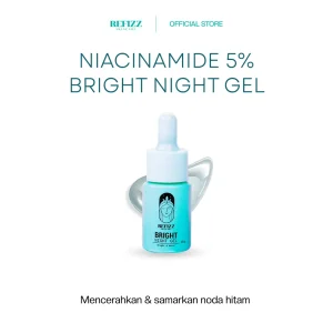 Refizz Brightening Bright Night Gel 10g - Gel Malam Cerahkan Kulit