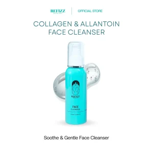 Refizz Face Cleanser 100ml - Gentle Cleanser dengan Hydrolyzed Collagen Pembersih Wajah Lembut untuk Kulit Segar & Bersih